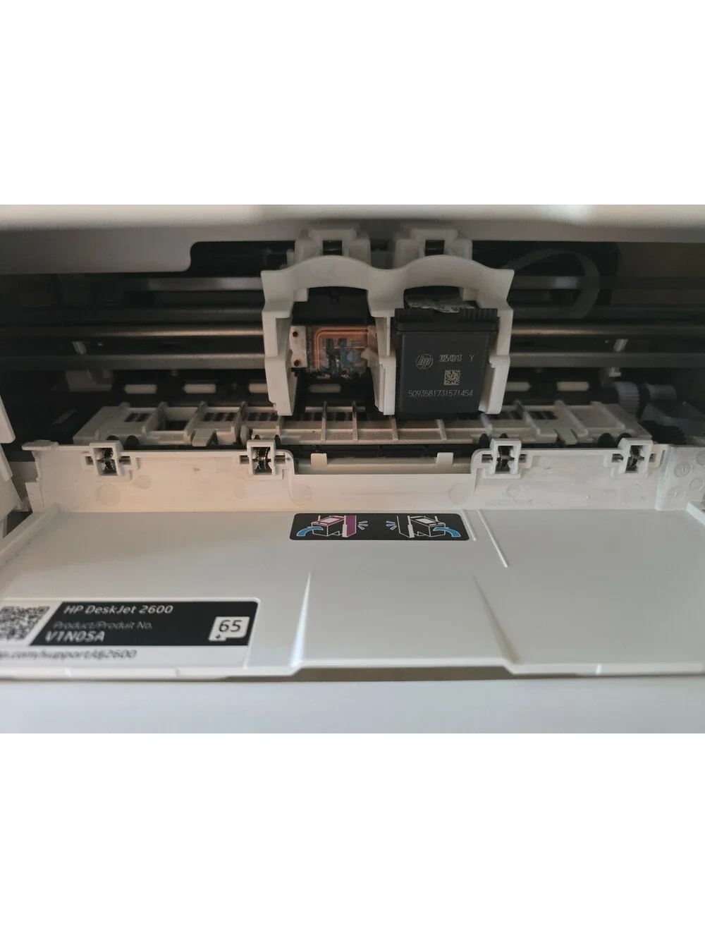 HP DeskJet 2652 Wireless All-In-One Color Inkjet Printer WiFi Mobile Print White